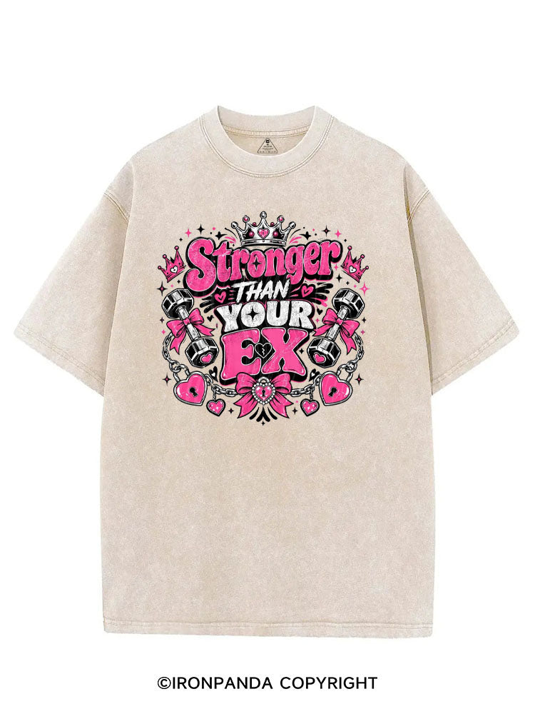 STRONGER THAN YOUR EX WORKOUT VINTAGE GYM SHIRT