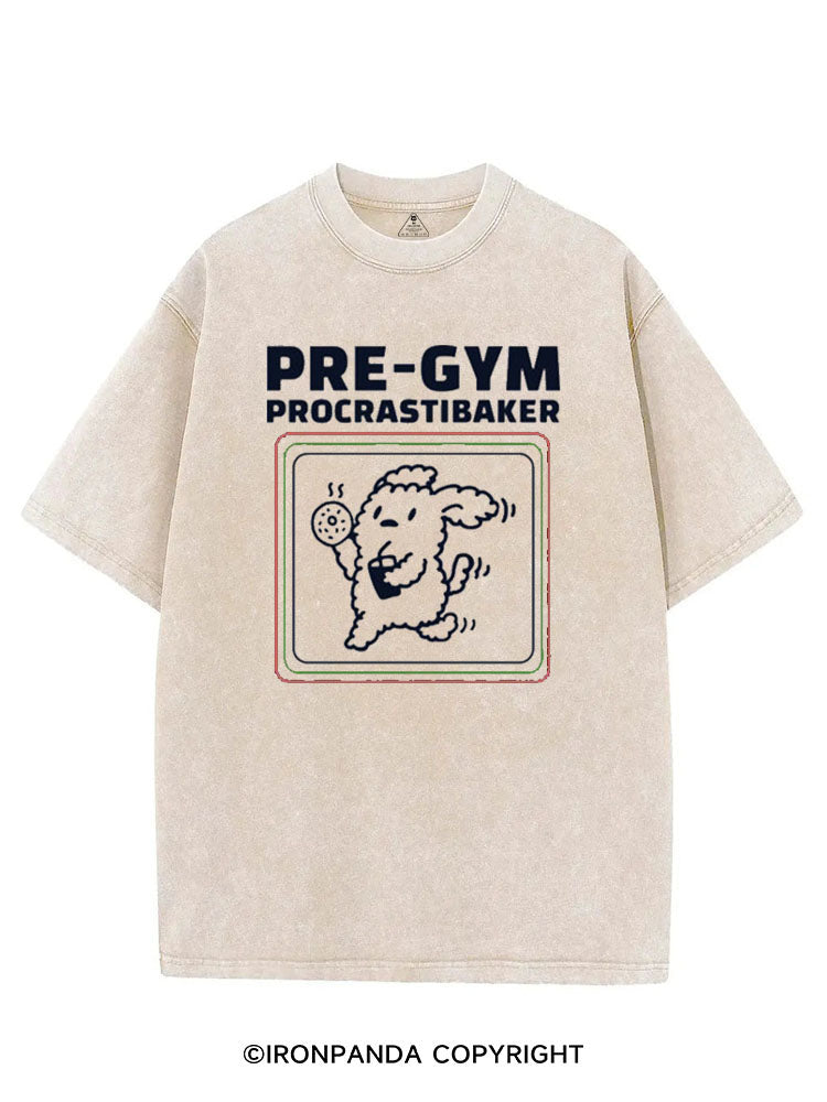 PRE-GYM PROCRASTIBAKER VINTAGE GYM SHIRT