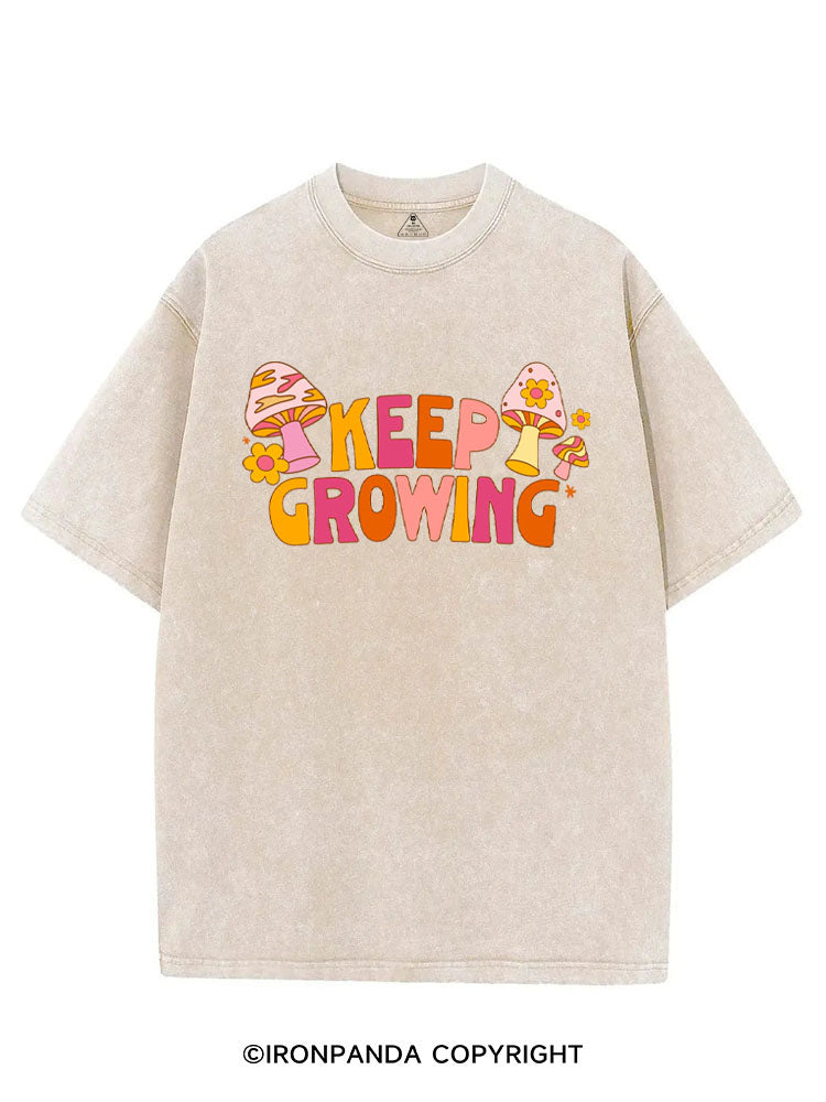 KEEP GROWING VINTAGE GYM SHIRT