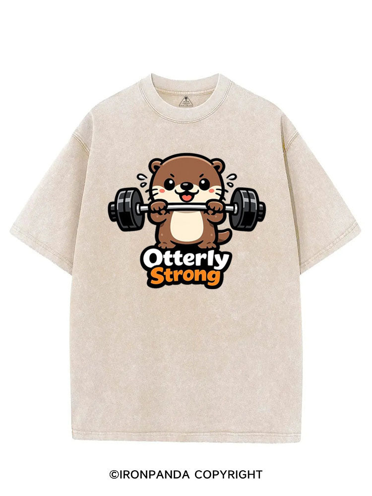 OTTERLY STRONG VINTAGE GYM SHIRT