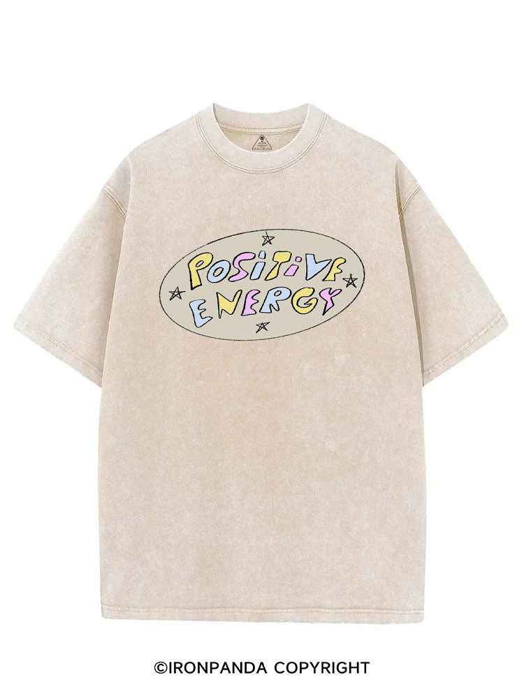POSITIVE ENERGY VINTAGE GYM SHIRT