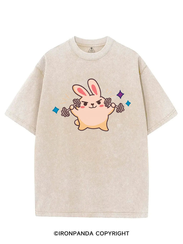 DON’T MESS WITH THE BUNNY VINTAGE GYM SHIRT