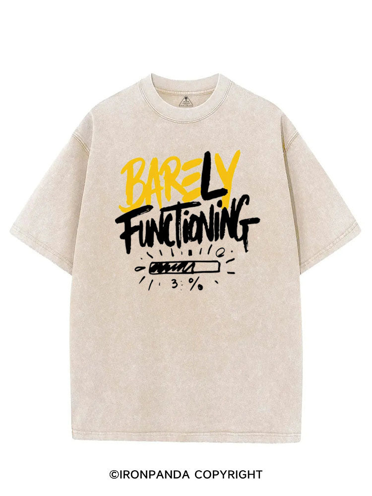 BARELY FUNCTIONING VINTAGE GYM SHIRT