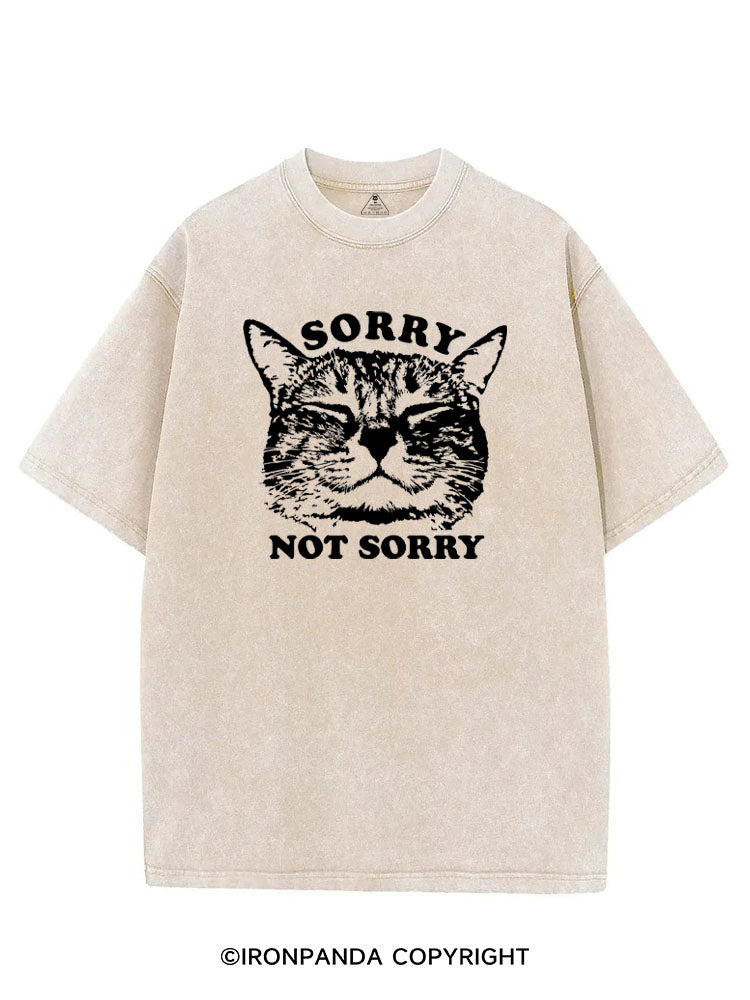 SORRY NOT SORRY VINTAGE GYM SHIRT