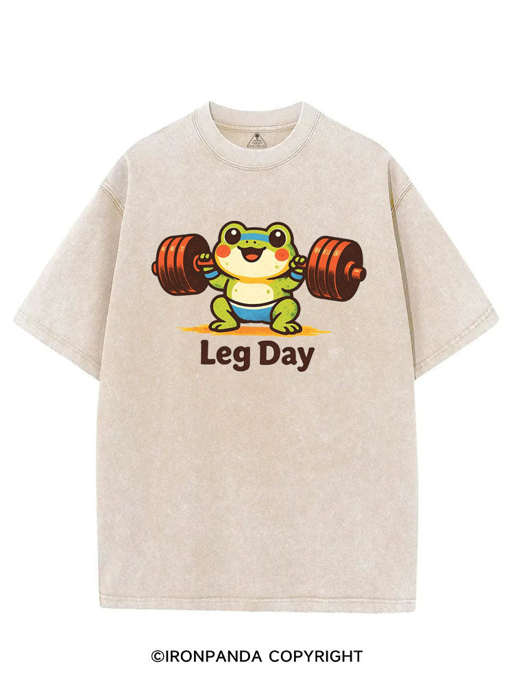 LEG DAY VINTAGE GYM SHIRT