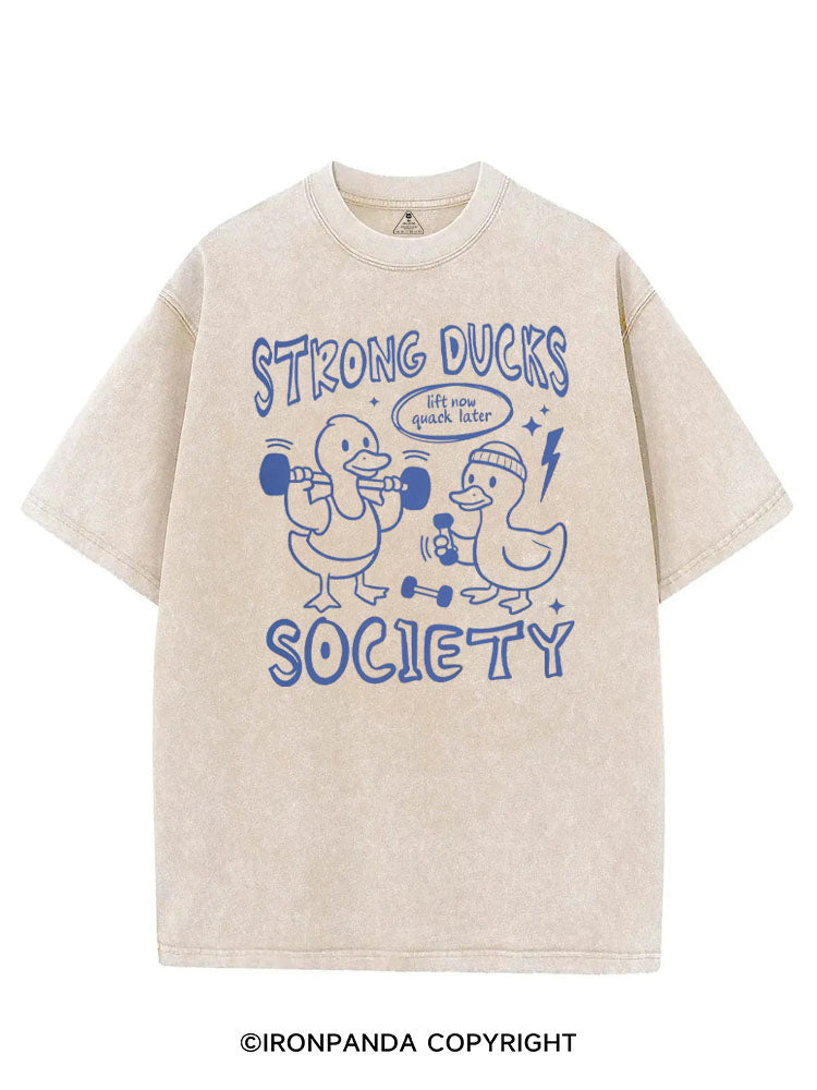 STRONG DUCKS SOCIETY VINTAGE GYM SHIRT