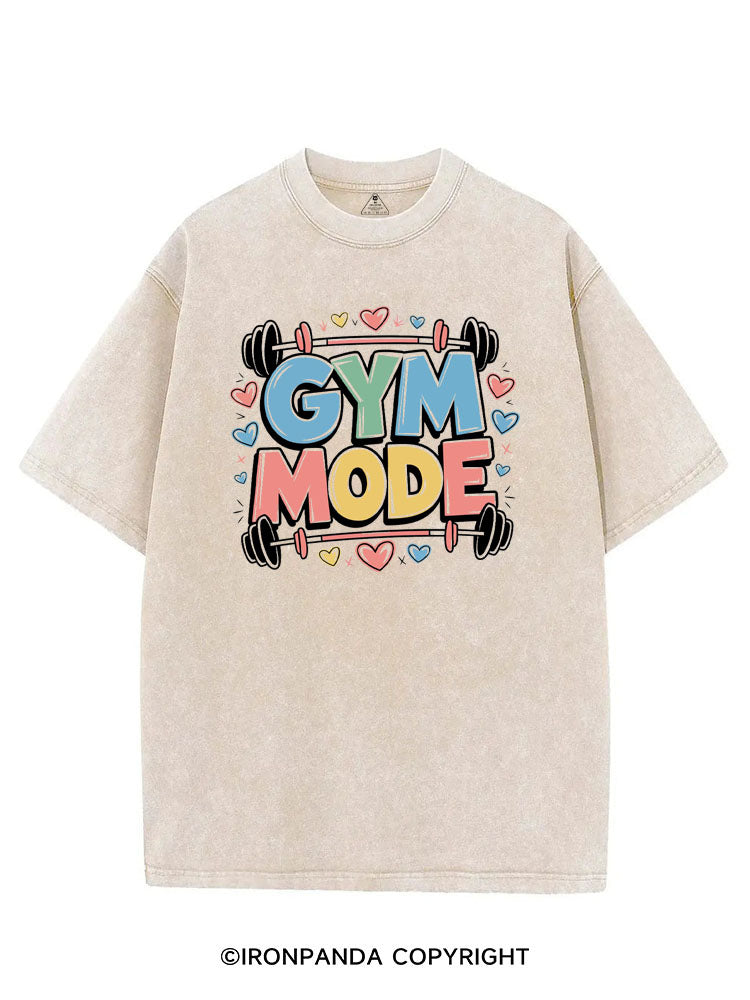 GYM MODE VINTAGE GYM SHIRT