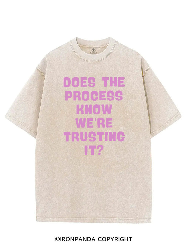DOES THE PROCESS KNOW WE'RE TRUSTING IT? VINTAGE GYM SHIRT