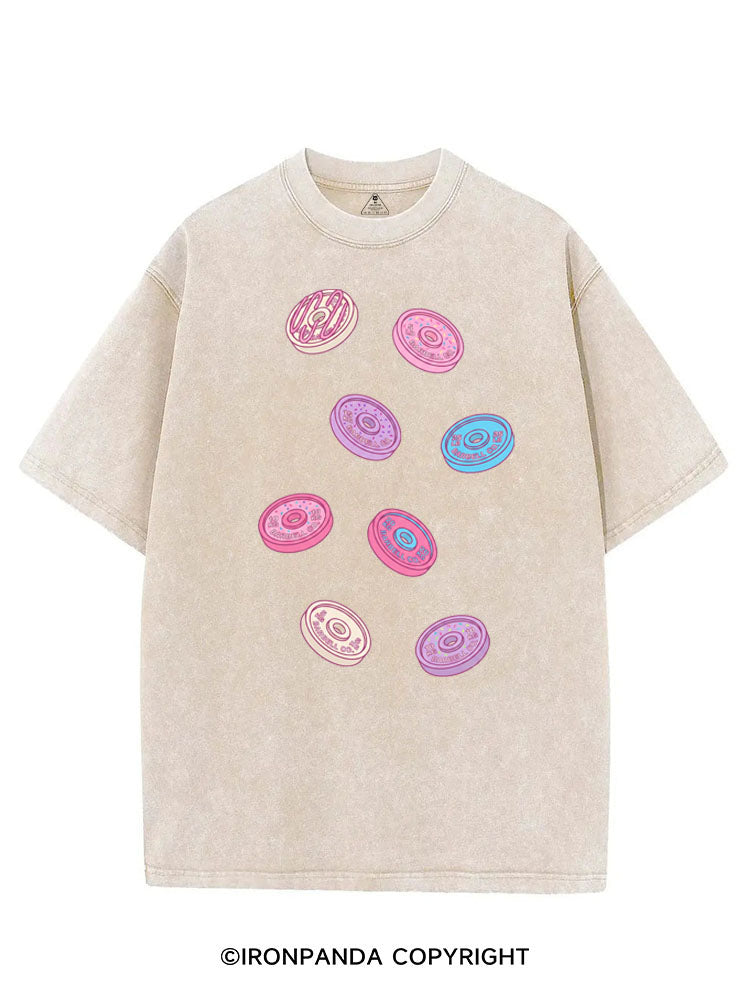 DONUT PLATES VINTAGE GYM SHIRT