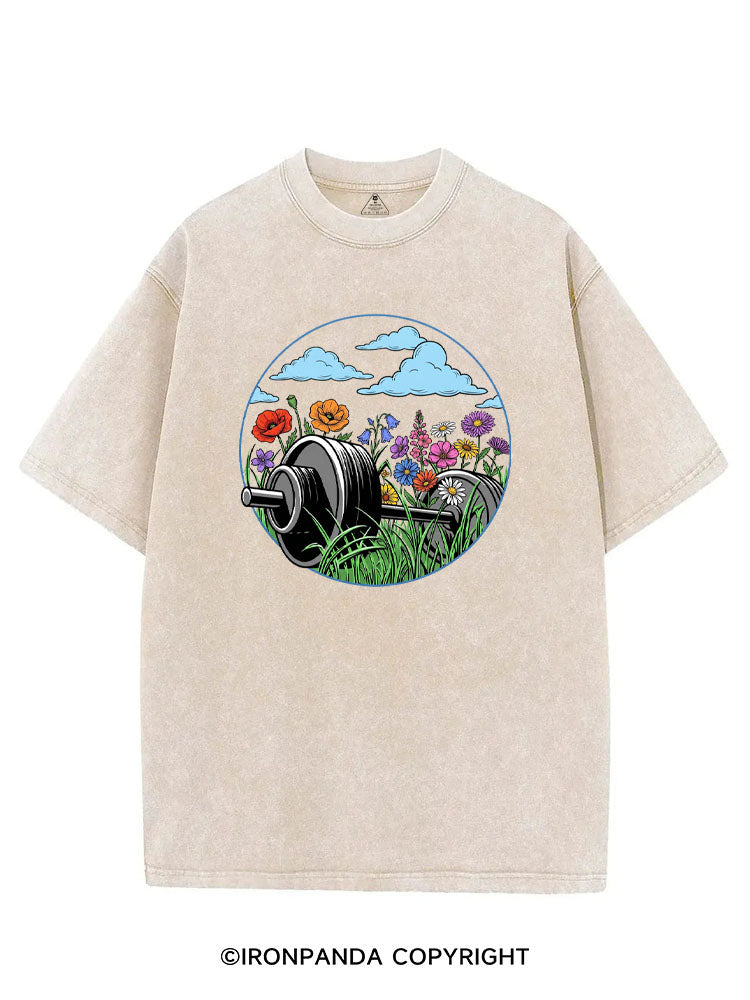 GROW STRONG VINTAGE GYM SHIRT
