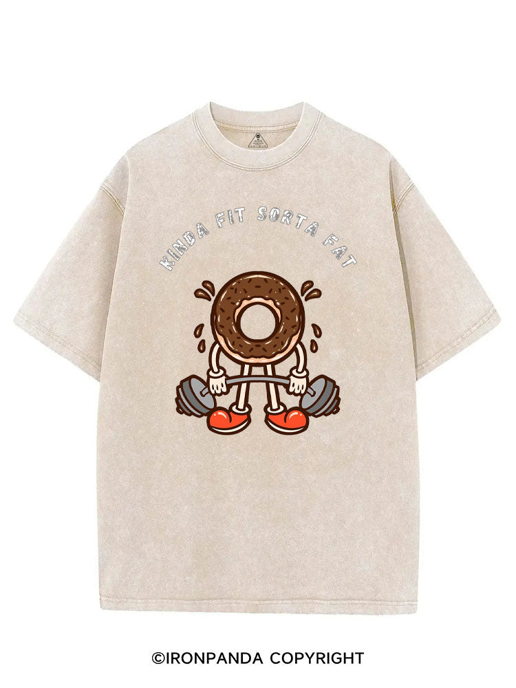 KINDA FIT SORTA FAT VINTAGE GYM SHIRT