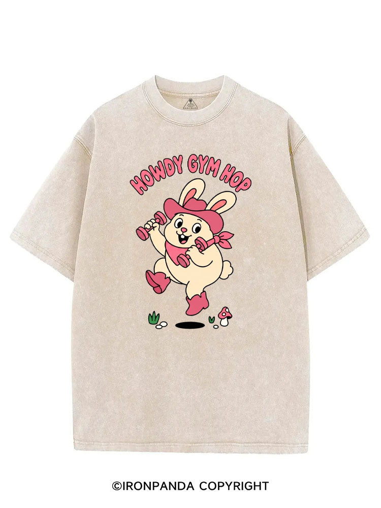 HOWDY GYM HOP VINTAGE GYM SHIRT