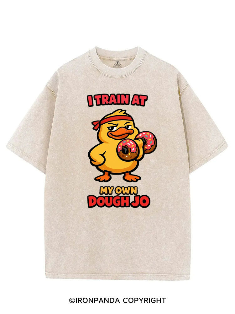 I TRAIN AT MY OWN DOUGH JO VINTAGE GYM SHIRT