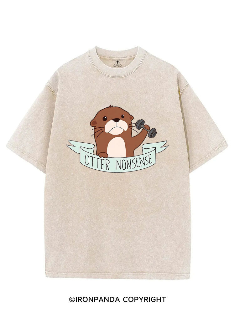 OTTER NONSENSE VINTAGE GYM SHIRT