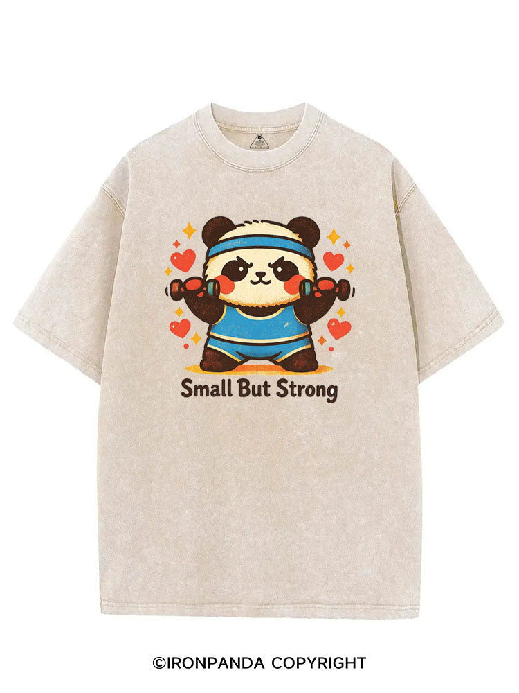 SMALL BUT STRONG VINTAGE GYM SHIRT
