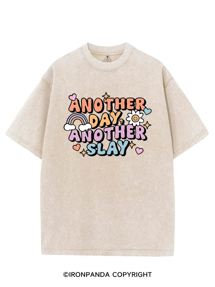 ANOTHER DAY, ANOTHER SLAY VINTAGE GYM SHIRT