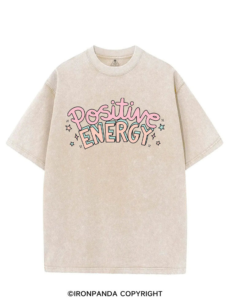POSITIVE ENERGY VINTAGE GYM SHIRT