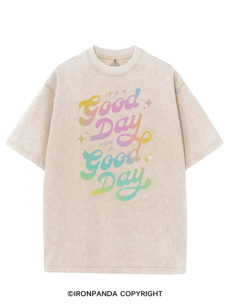 IT'S A GOOD DAY FOR A GOOD DAY VINTAGE GYM SHIRT