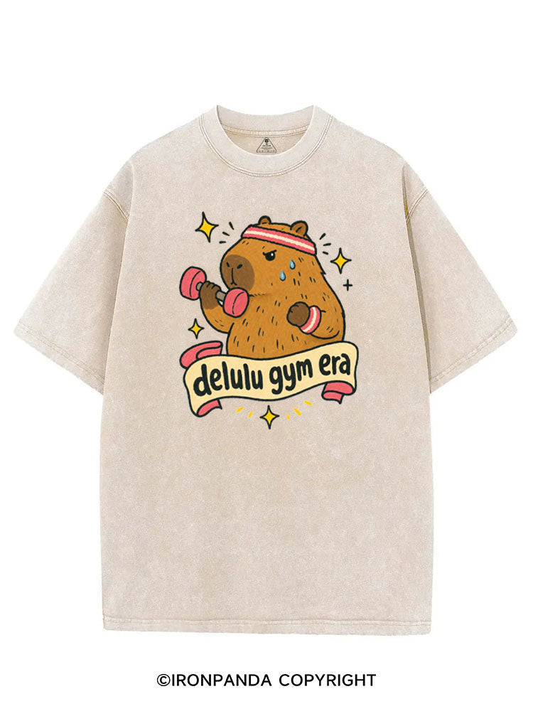 DELULU GYM ERA VINTAGE GYM SHIRT