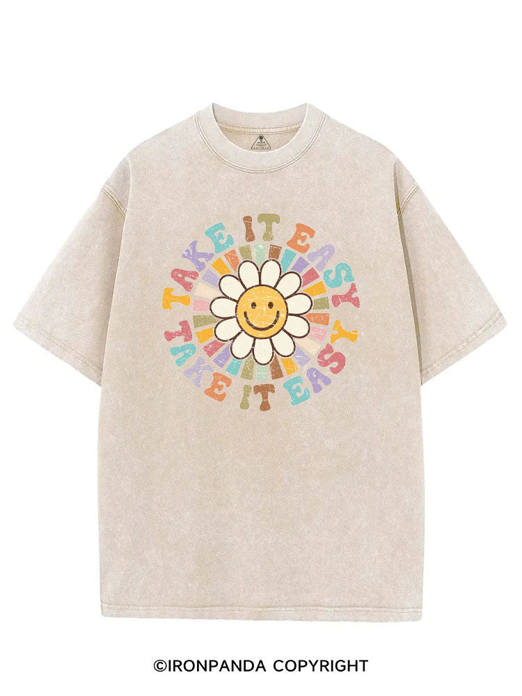 TAKE IT EASY VINTAGE GYM SHIRT