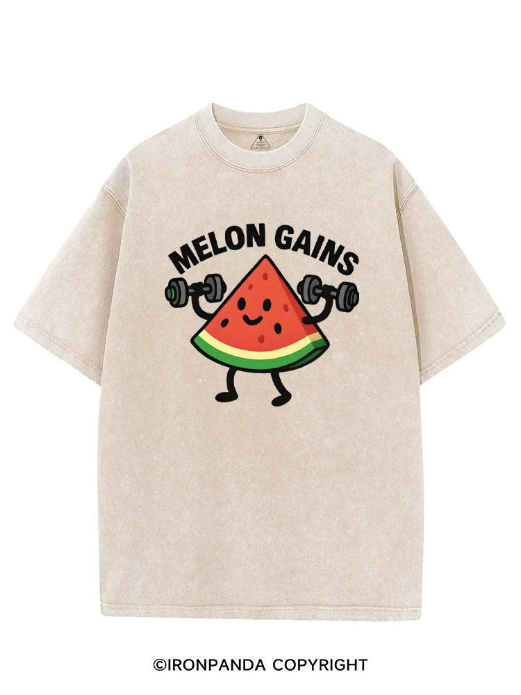 MELON GAINS VINTAGE GYM SHIRT