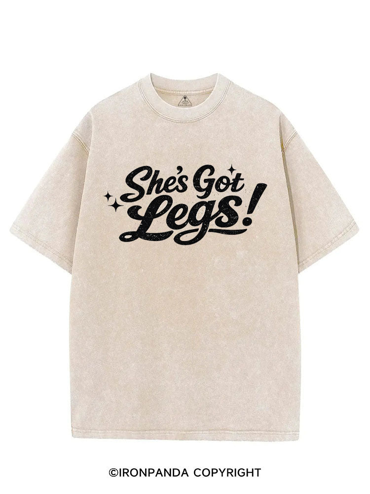 SHE'S GOT LEGS! VINTAGE GYM SHIRT