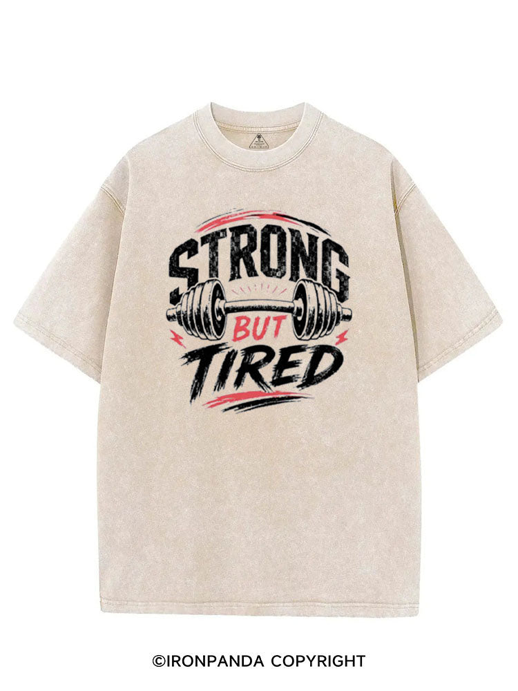 STRONG BUT TIRED VINTAGE GYM SHIRT