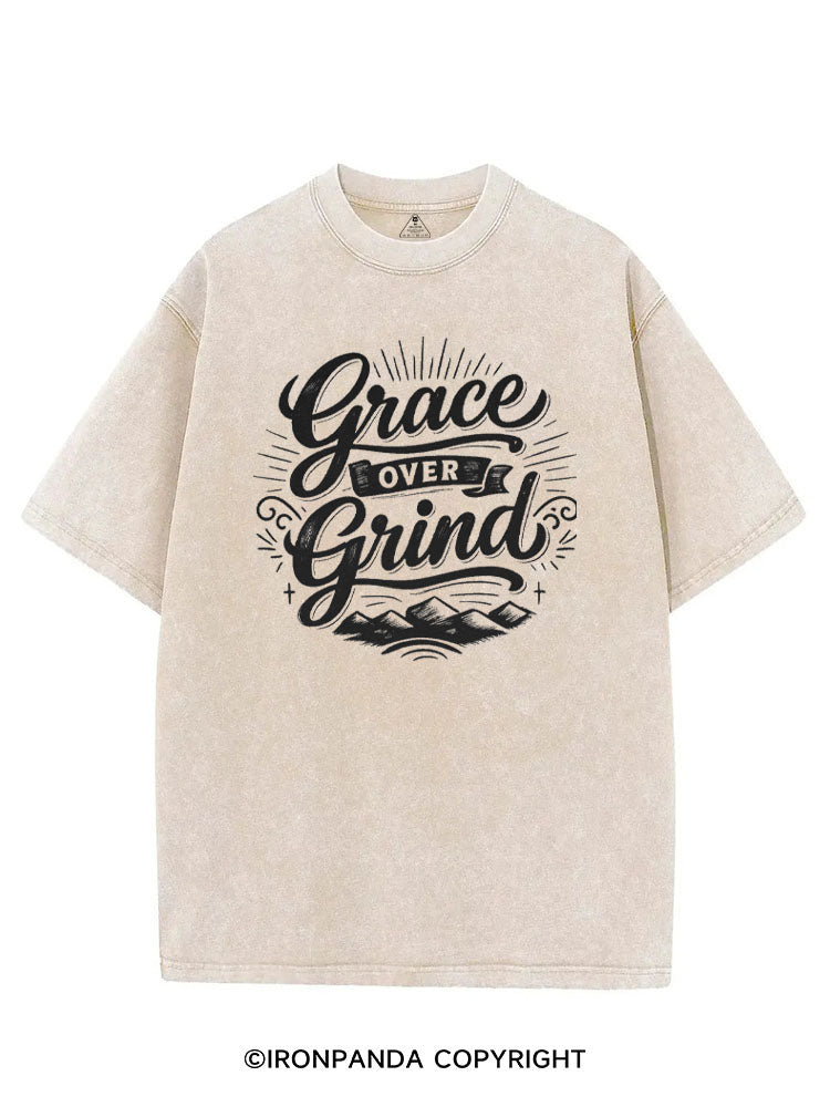 GRACE OVER GRIND VINTAGE GYM SHIRT