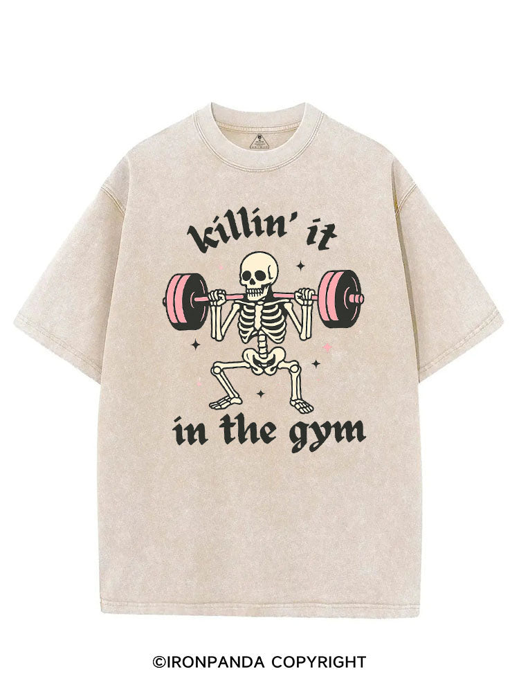 KILLIN' IT IN THE GYM VINTAGE GYM SHIRT