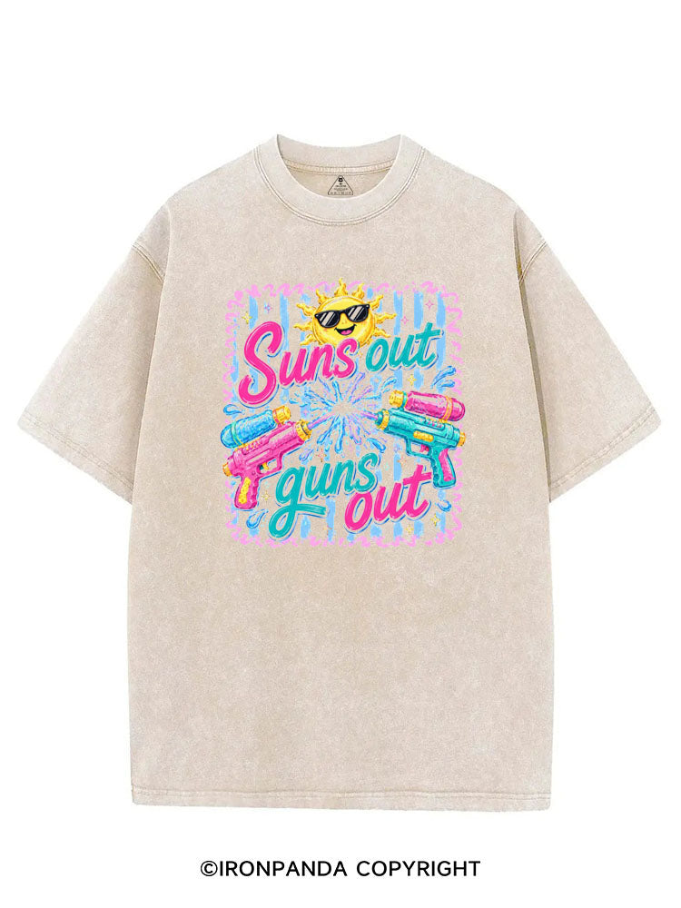 SUNS OUT GUNS OUT VINTAGE GYM SHIRT