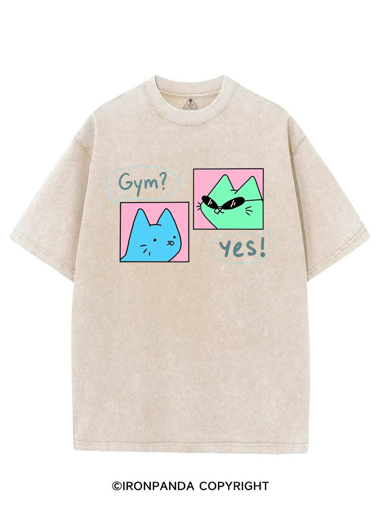 GYM? YES! VINTAGE GYM SHIRT