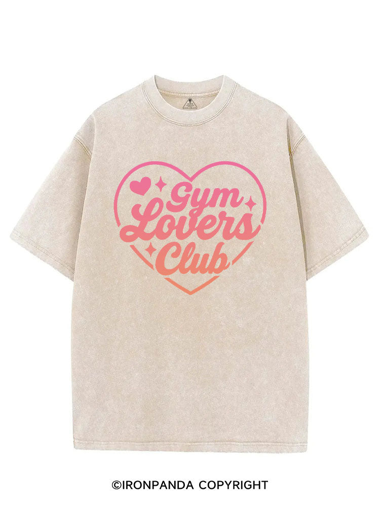 GYM LOVERS CLUB VINTAGE GYM SHIRT