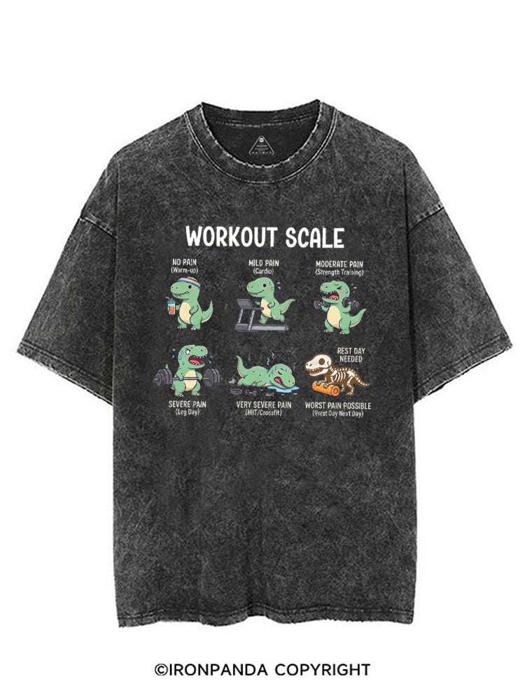 WORKOUT SCALE VINTAGE GYM SHIRT