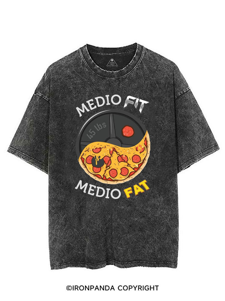 MEDIO FIT MEDIO FAT VINTAGE GYM SHIRT
