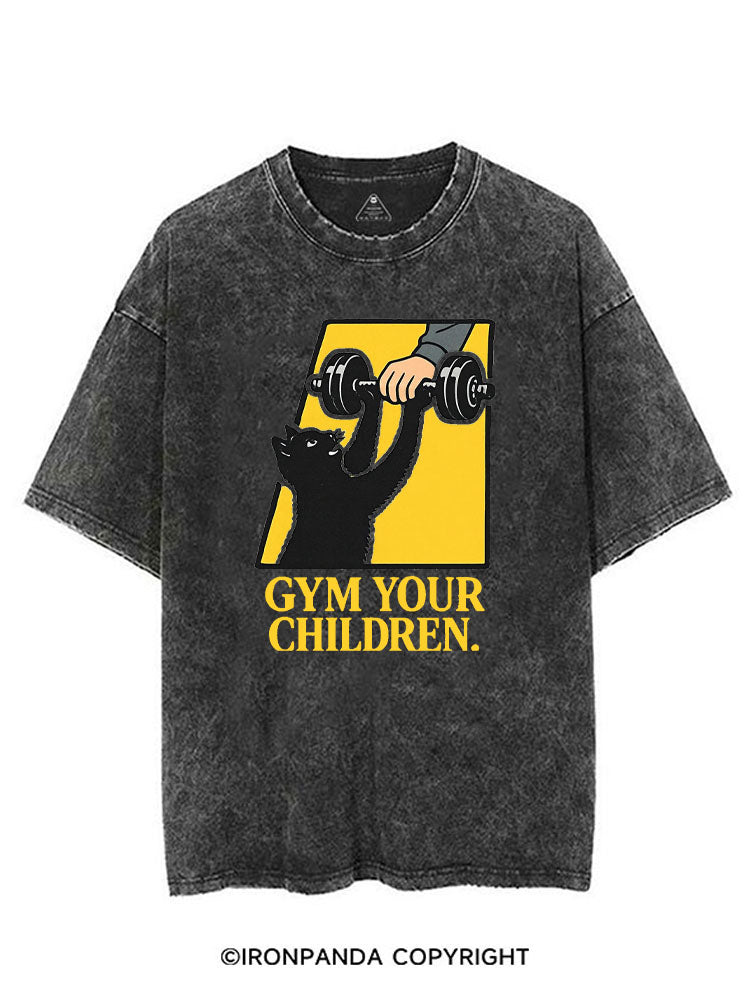 GYM YOUR CHILDREN VINTAGE GYM SHIRT