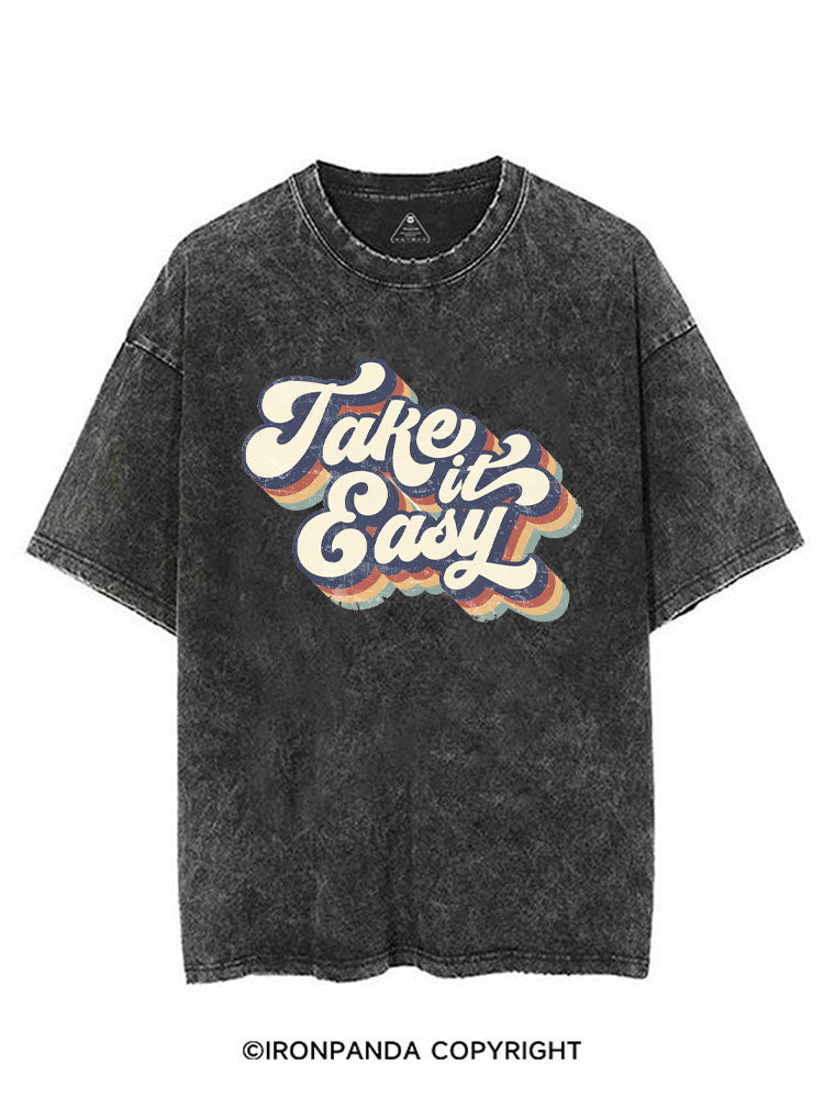 TAKE IT EASY VINTAGE GYM SHIRT