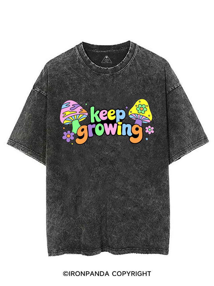 KEEP GROWING VINTAGE GYM SHIRT