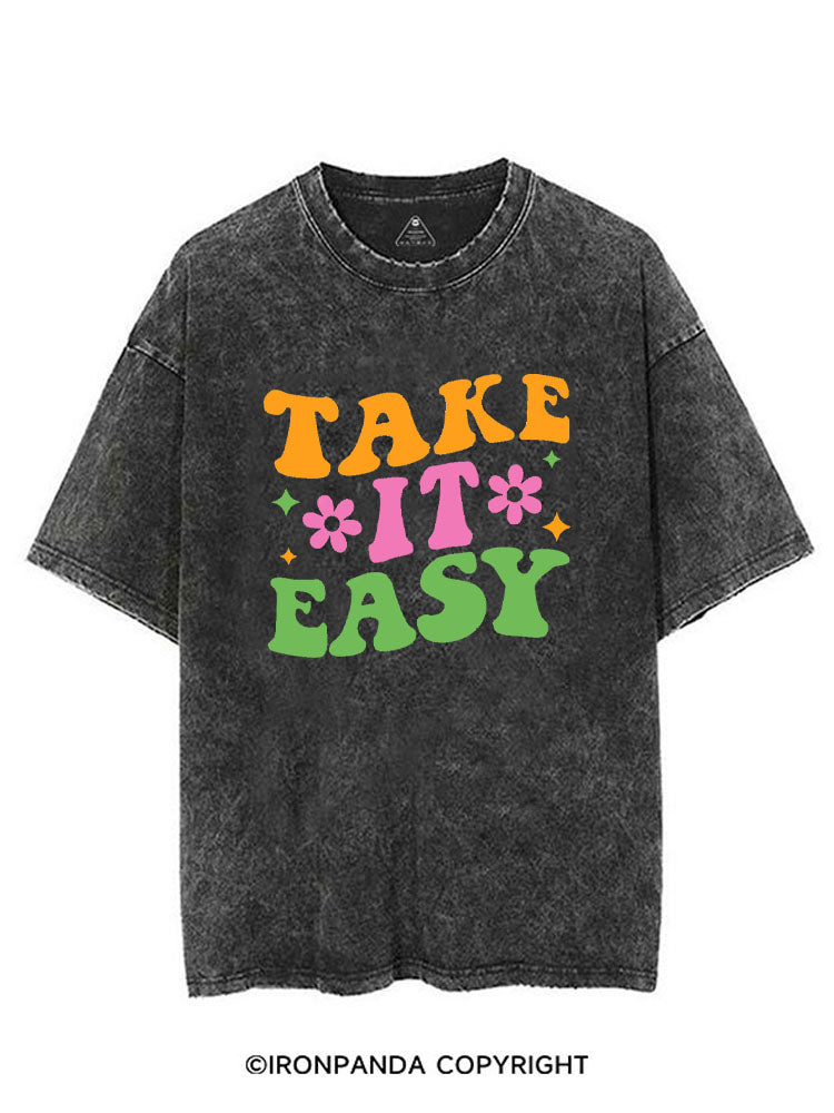 TAKE IT EASY VINTAGE GYM SHIRT