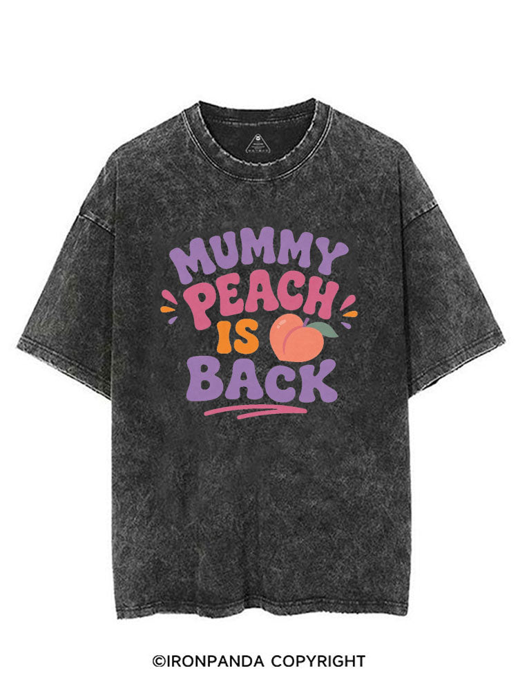MUMMY PEACH IS BACK VINTAGE GYM SHIRT