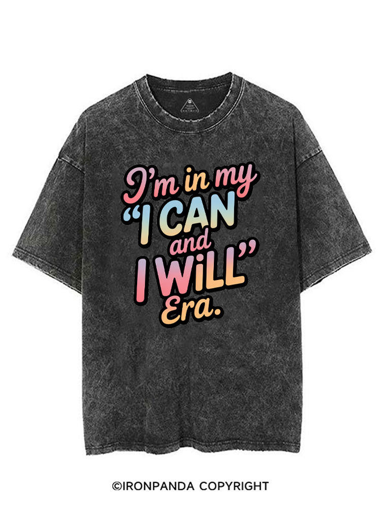 I'M IN MY "I CAN AND I WILL" ERA VINTAGE GYM SHIRT