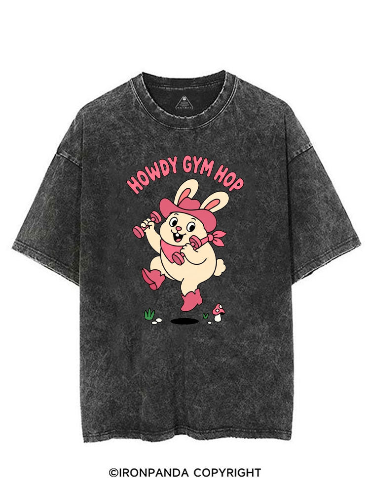 HOWDY GYM HOP VINTAGE GYM SHIRT