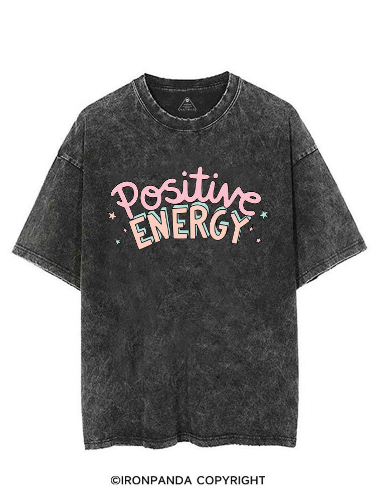 POSITIVE ENERGY VINTAGE GYM SHIRT