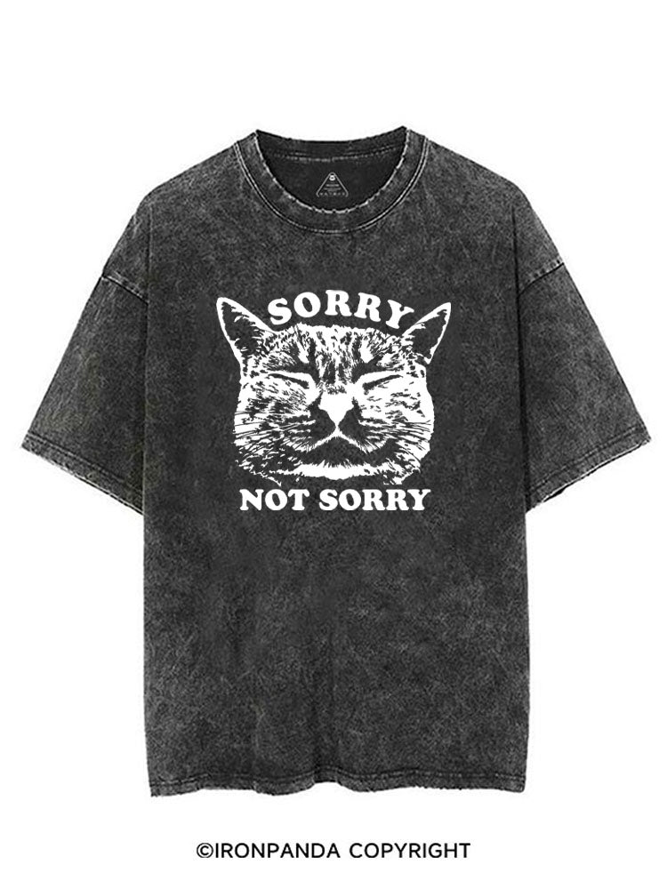 SORRY NOT SORRY VINTAGE GYM SHIRT
