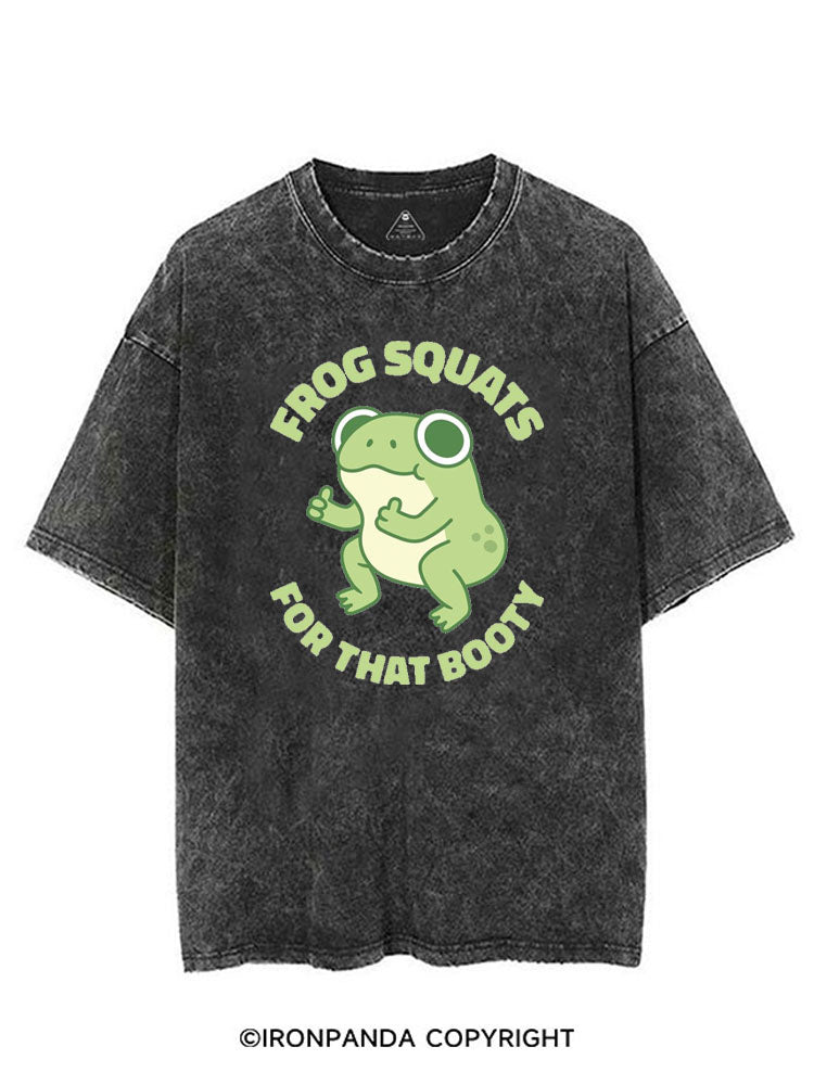 FROG SQUATS FOR THAT BOOTY VINTAGE GYM SHIRT