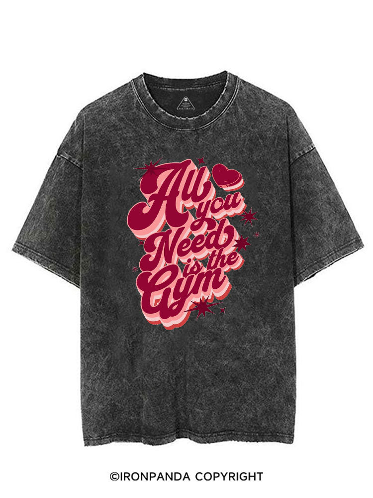 ALL YOU NEED IS THE GYM VINTAGE GYM SHIRT