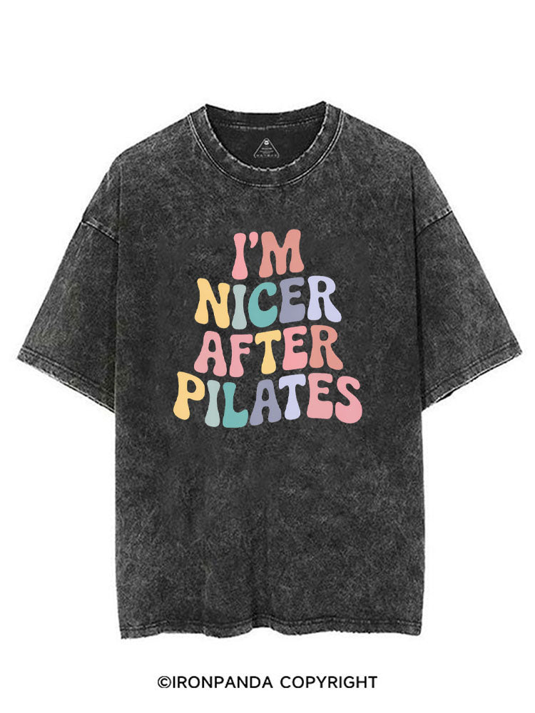I'M NICER AFTER PILATES VINTAGE GYM SHIRT