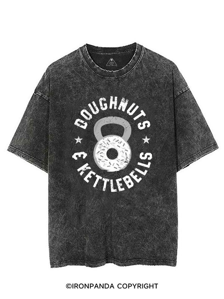 DOUGHNUTS & KETTLEBELLS VINTAGE GYM SHIRT
