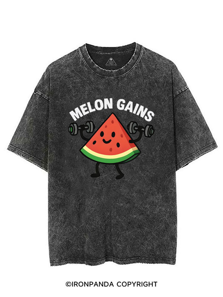 MELON GAINS VINTAGE GYM SHIRT