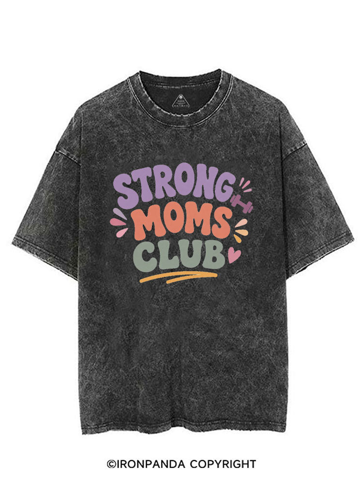 STRONG MOMS CLUB GYM MOMS VINTAGE GYM SHIRT