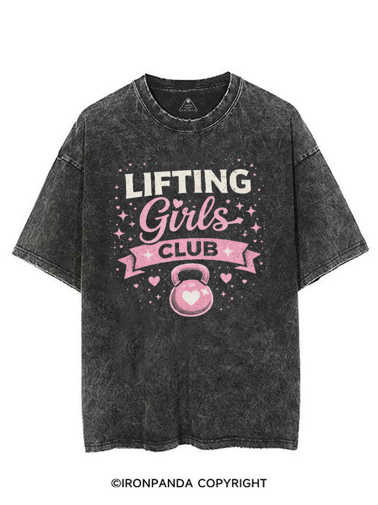 LIFTING GIRLS CLUB VINTAGE GYM SHIRT